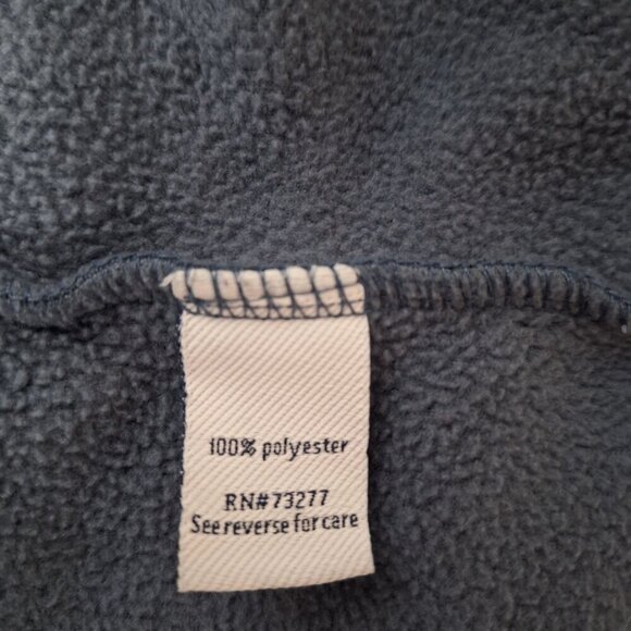 Croft & Barrow Mens 1/4 Zip Fleece Pullover Size Large Tall Blue - Picture 5 of 6